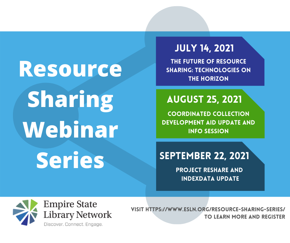 Resource Sharing Webinar Series