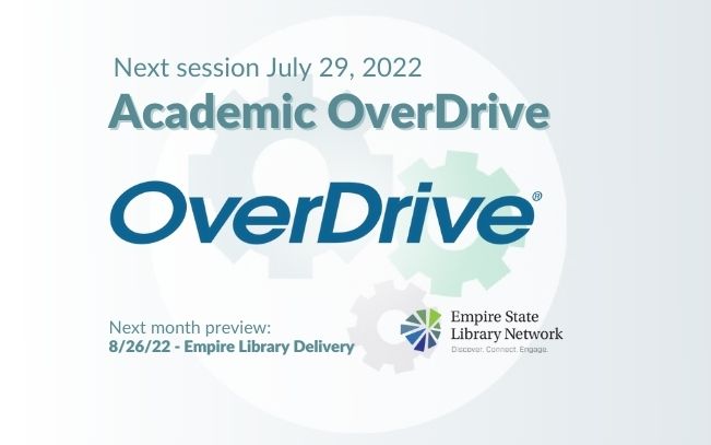 Academic OverDrive – an ESLN Services Webinar