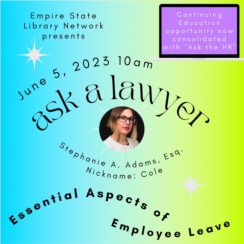 flyer for ask a lawyer on june 5, 2023 at 10am eastern standard time